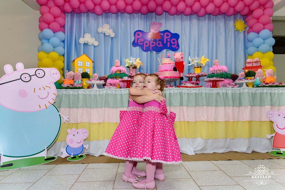 Aniversário de 2 anos das gêmeas Agatha e Alycia